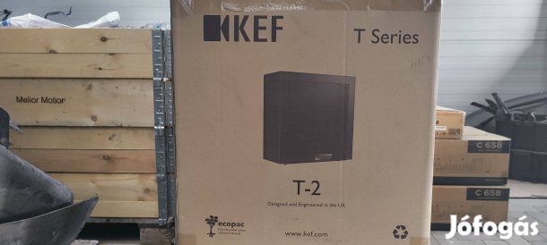 KEF T-2 sub, fekete színben eladó. Vadi új, bontatlan!