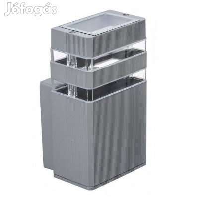 KÉSZLETKISÖPRÉS! INEZ kültéri homlokzati / fali lámpa szürke IP44 1xG