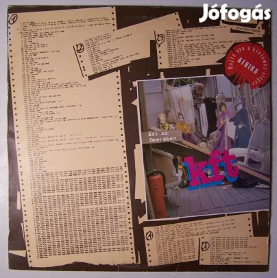 KFT: Bál az Operában (EX-közeli állapotú LP)