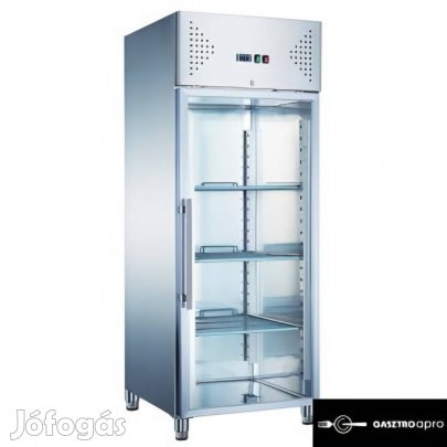 KH-GN650Btg | 650 Liters Rozsdamentes Fagyasztóvitrin