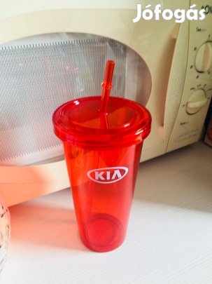 KIA Motors kemény műanyag pohár, 1 liter