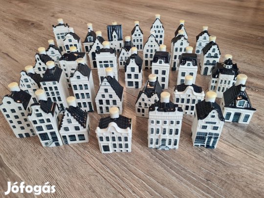 KLM "Delft blue" gyűjtői kisházak