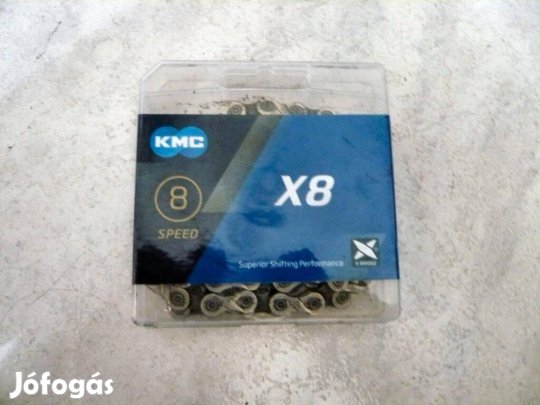 KMC X8 szürke/ezüst lánc