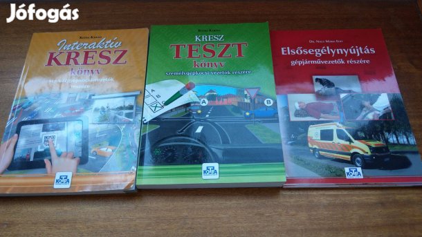 KRESZ tankönyvcsomag eladó