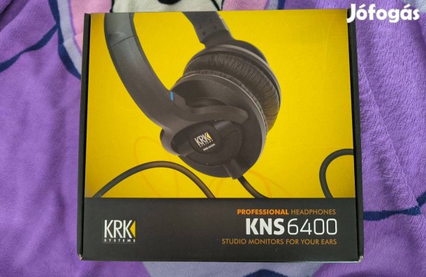 KRK Kns 6400 Fejhallgató , kitűnő állapotban