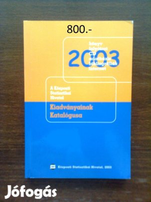 KSH kiadványainak katalógusa 2003