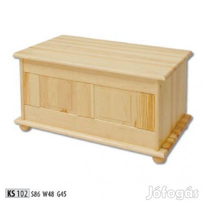 KS 102 Új Borovi Fenyőfa Ágyneműtartó Láda Gyönyörű Fenyő Fa