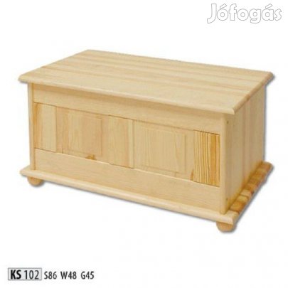 KS 102 Új Borovi Fenyőfa Ágyneműtartó Láda Gyönyörű Fenyő Fa