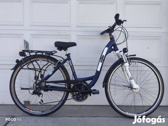 KTM Donau Reisen, 28-as újszerű, agydinamós, mélyített aluvázas bicó!