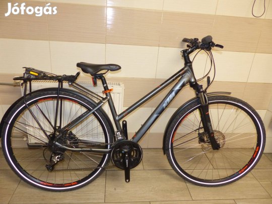 KTM Life Spring női trekking,hidr.fék,újszerű,46cm