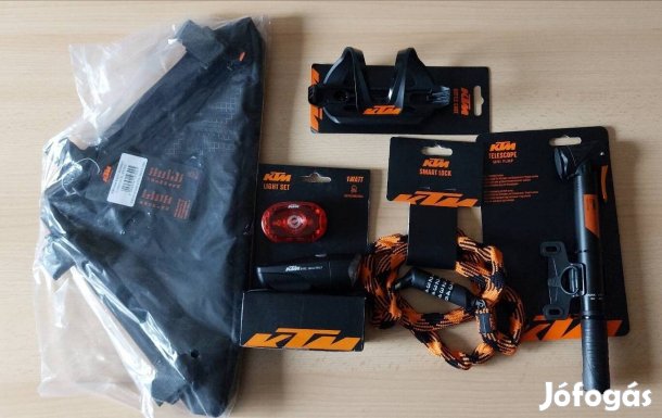 KTM kerékpáros szett eladó-Új