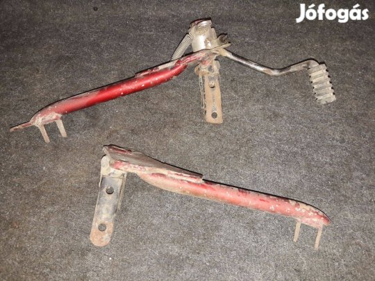KTM moped gyári lábtartó / hátsó fékpedál szett