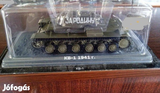 KV 1 "Tanki dea" tank kisauto modell 1/43 Eladó