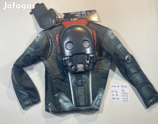 K-2SO jelmez, robot jelmez, Star Wars jelmez, új M230