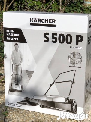 KÄRcher S 500 P kerti seprőgép Új! (garanciával, számlával)