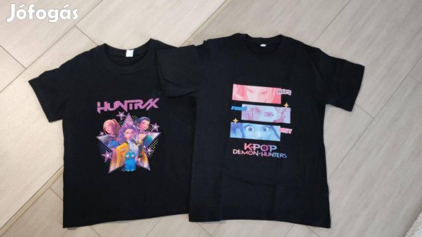K-pop démonvadászok póló, új, 140-es, 150-es, 2db/5000 Ft