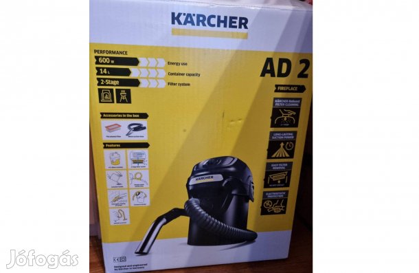 Kärcher Ad 2 hamu és szárazporszívó (garanciális)