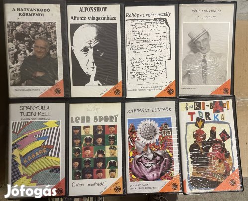 Kabaré VHS kazetták 1000 Ft/db