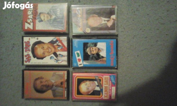 Kabarékazetták: Kabos, Sas Kabaré, Nagy-Bandó András eladók