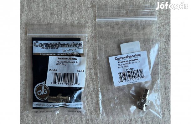 Kábel - Comprehensive RCA, BNC Plug video adapterhez PJ-BP