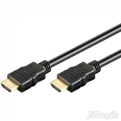 Kábel : HDMI (apa) / HDMI 1.4 -es Aranyozott 5m (_)