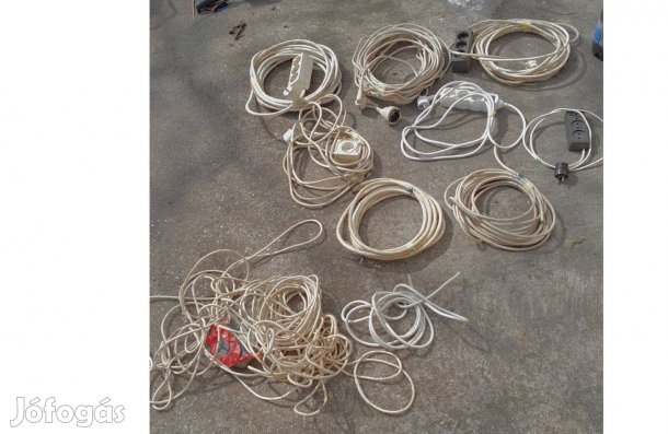 Kábelek, hosszabbítók - 200 Ft/m