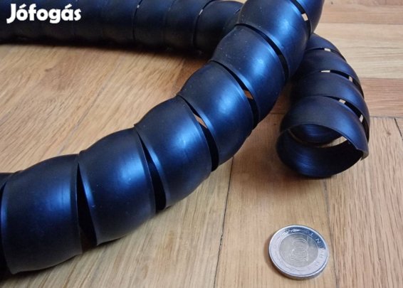 Kábelkötegelő spirál 32mm / 1 méter (fekete)