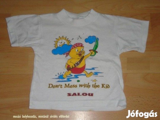 Kacsa mintás póló 6-9 hó (méret 74)