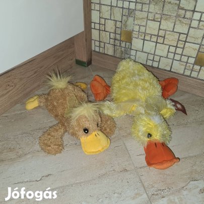 Kacsa ruca puha plüss 2db 43cm + 27cm újszerű