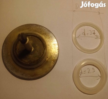 Kád dugó tömítés átmérő 44 37 29 mm káddugó fürdőkád gumi szilikon