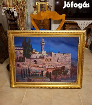 Kádas István zsűrizett festménye! Siratófal!