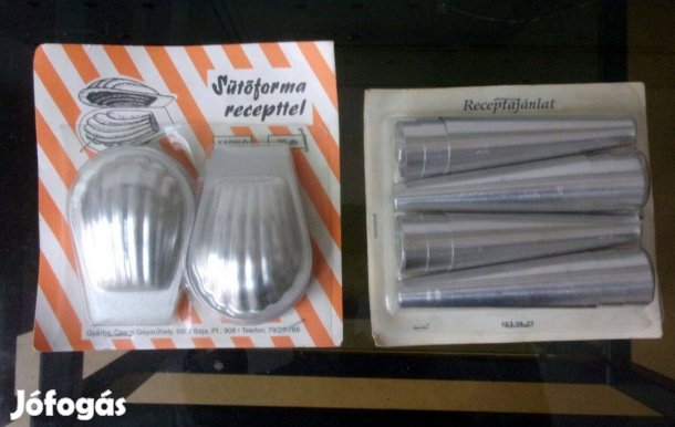 Kagyló sütőforma habtekercsforma Újpest központ közelében