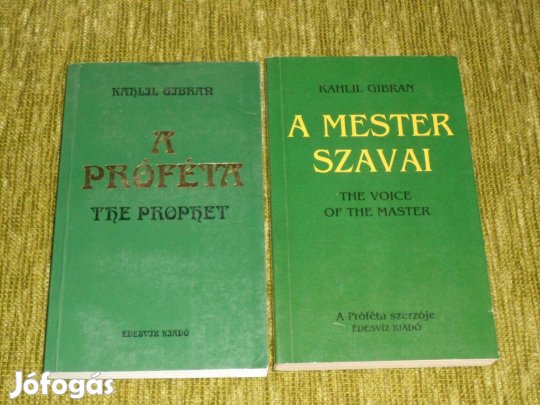 Kahlil Gibran: A próféta + A mester szavai - magyar-angol nyelvű