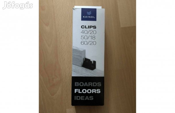 Kaindl felfogató klipsz szegélyrögzítő laminált padlóhoz Új