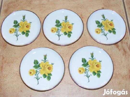 Kaiser rózsás porcelán tálka 5 db