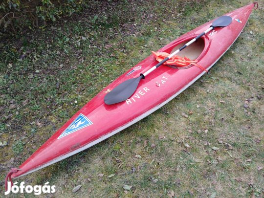 Kajak egyes üvegszálas 398 x 62 cm Zalaegerszeg használt