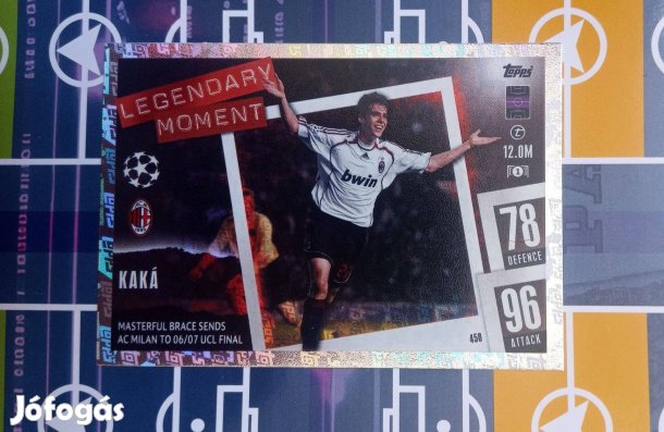 Kaká (AC Milan) UEFA Legendary Moment kártya