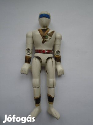 Kakuranger Ninja Sentai Power Rangers White KO figura