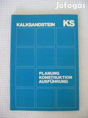 Kalksandstein mészhomoktégla, német szakkönyv - könyv