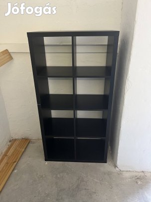 Kallax fekete 8 rekeszes