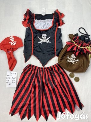 Kalóz jelmez, lány kalóz jelmez DK602