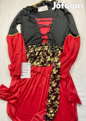 Kalóz jelmez, lány kalóz jelmez, felnőtt jelmez GH29