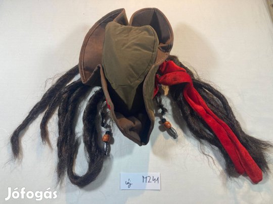 Kalóz kalap, Jack Sparrow kalap, kalóz jelmez kalap M241