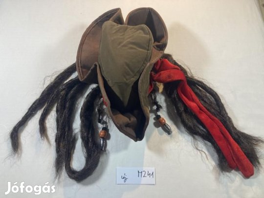 Kalóz kalap, Jack Sparrow kalap, kalóz jelmez kalap M241