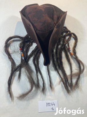 Kalóz kalap, Jack Sparrow kalap, kalóz jelmez kalap M244