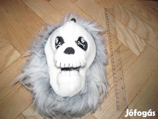 Kalóz koponya plüss figura fej: Jolly Roger (Grove Int) 22 cm