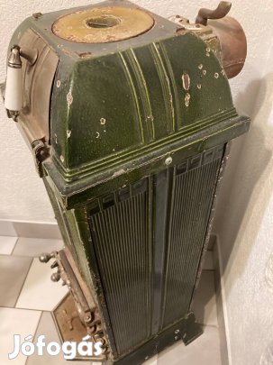 Kályha antik öntöttvas zománcozott