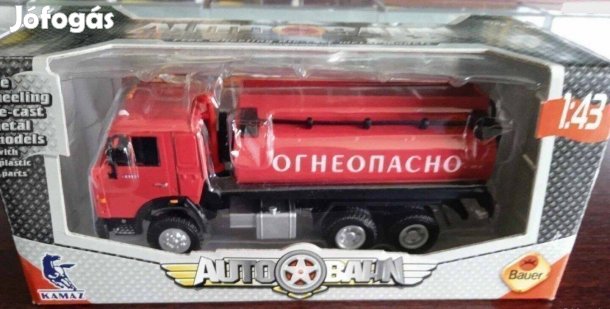 Kamaz 54115 üzemanyag-szalitó "Bauer" kisauto modell 1/43 Eladó