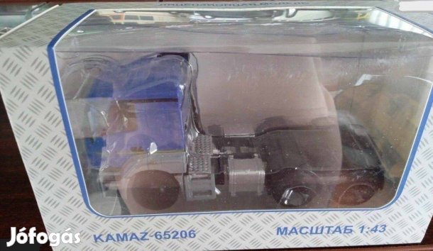 Kamaz 65206 kék kisauto modell 1/43 Eladó