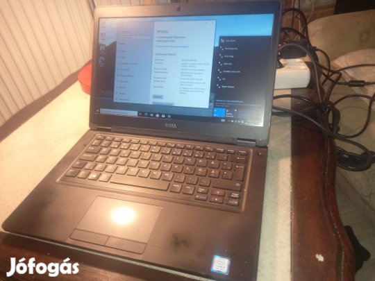 Kamerás Latitude Core i5(8.gen) ultrabook, kiváló akku, WIN10, 8/256GB